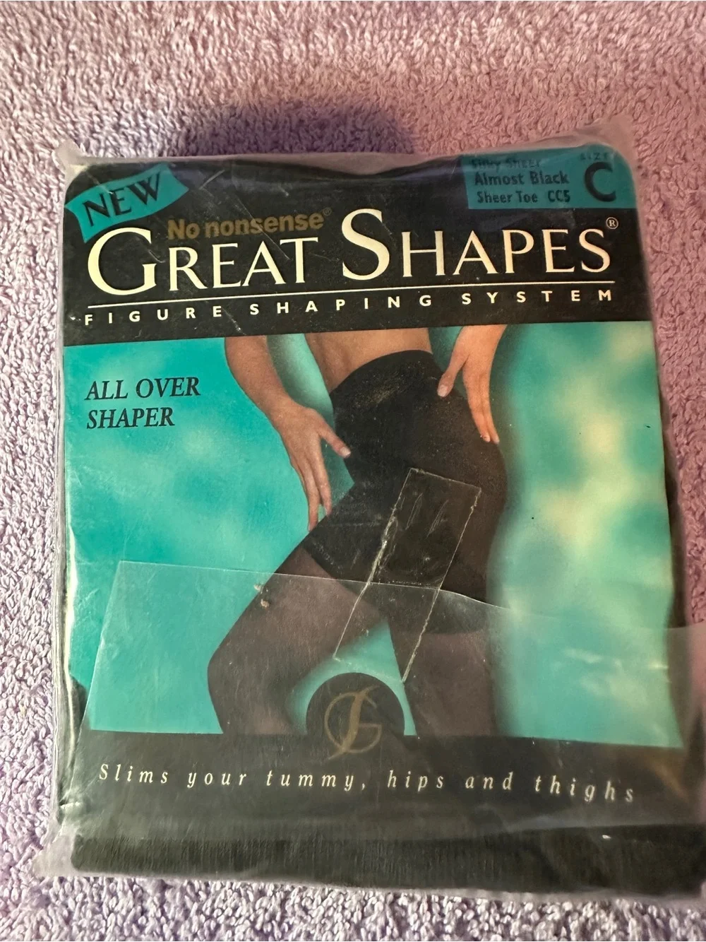 Vintage No Nonsense great shape all over shaper pantyhose size C